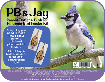 PB & Jay Pinecone Bird Feeder Kit Image PB & Jay Pinecone Bird Feeder Kit Image